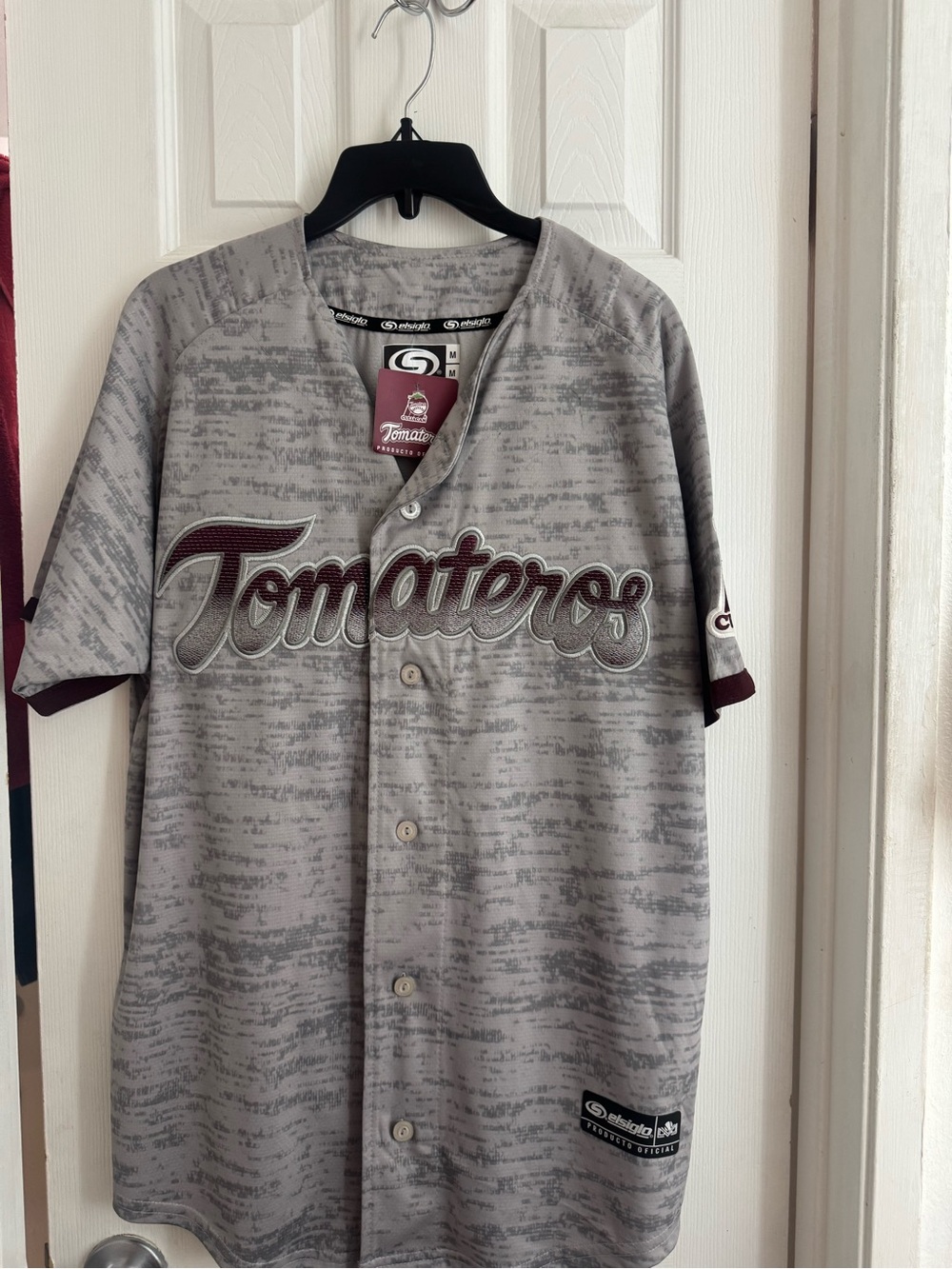 Tomateros Men’s Gray Baseball Jersey